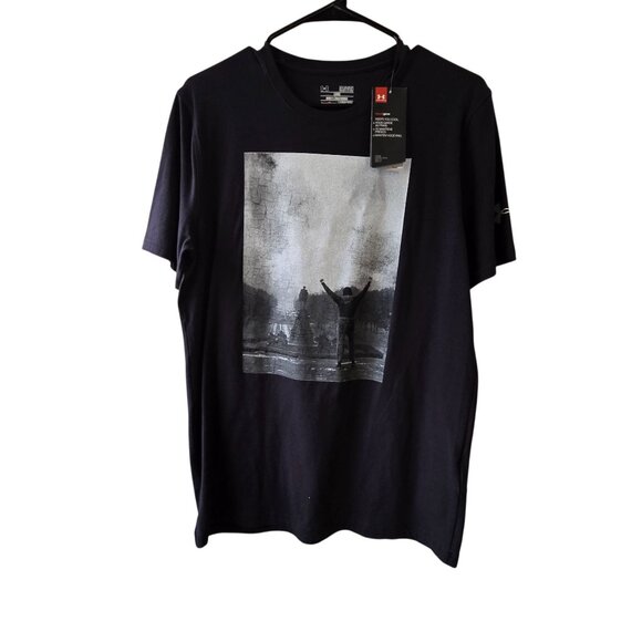 Under Armour Mens HeatGear "Rocky" Graphic T-Shirt Size S - Picture 1 of 7